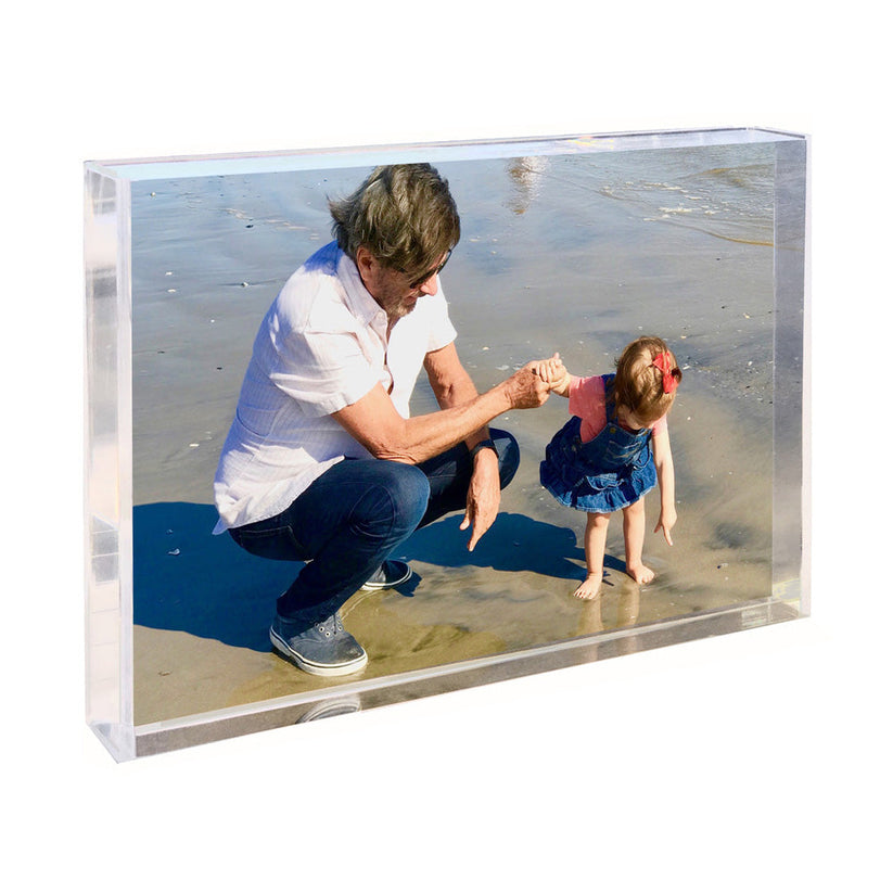 Canetti Frame-in-Frame Clear Acrylic Picture Frame