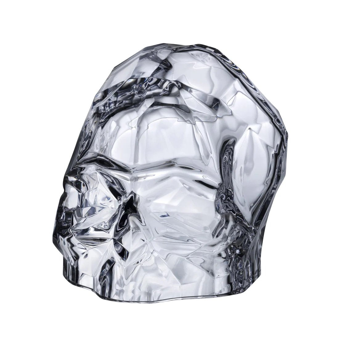 Nude Momento Mori Large Clear Faceted Skull