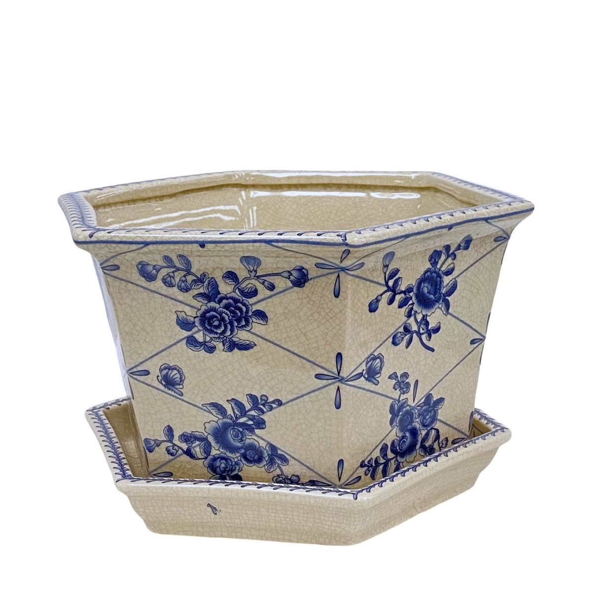 Winward Pot Cashe Rose Trellis