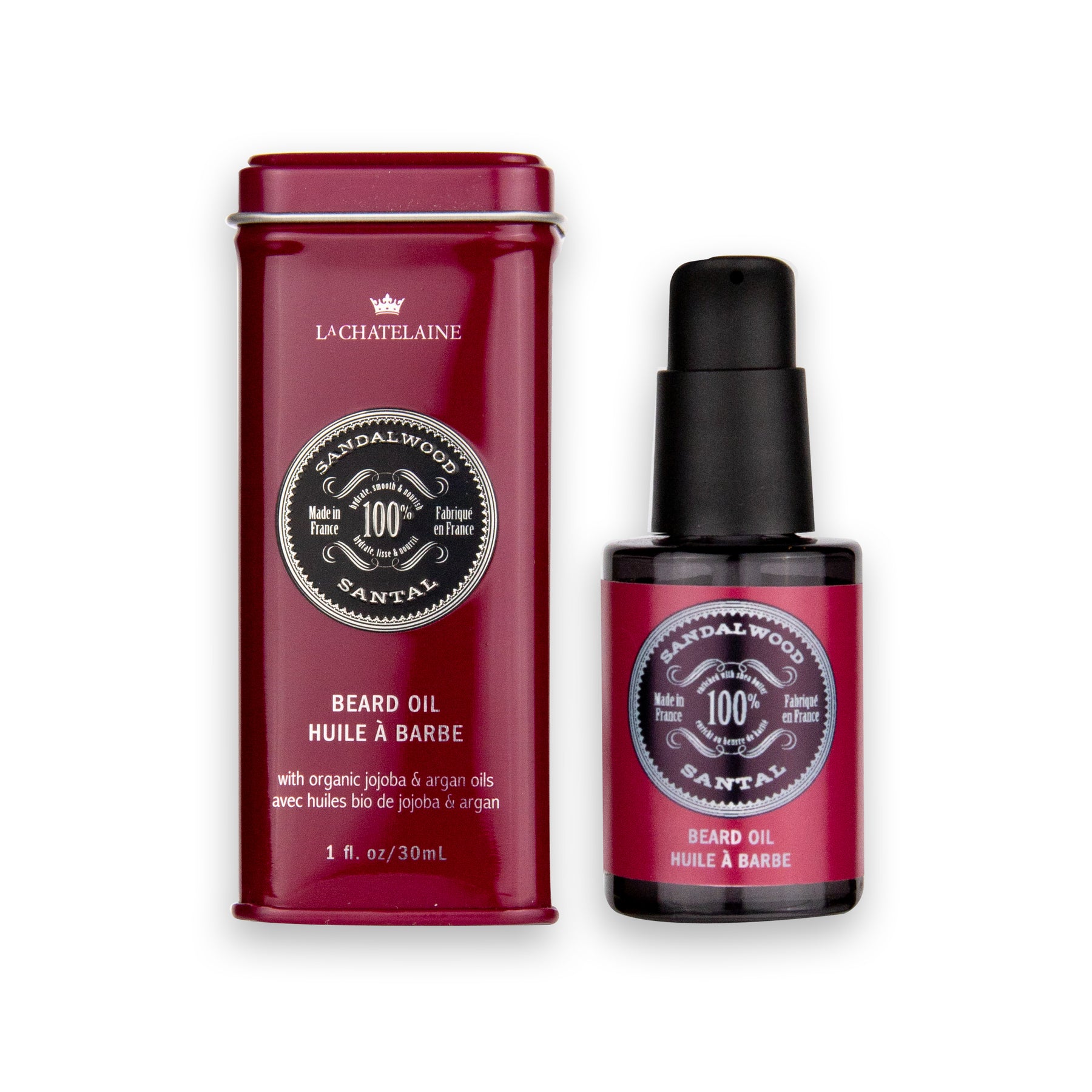 An image of La Chatelaine Beard Oil - Sandalwood - 1 fl.oz