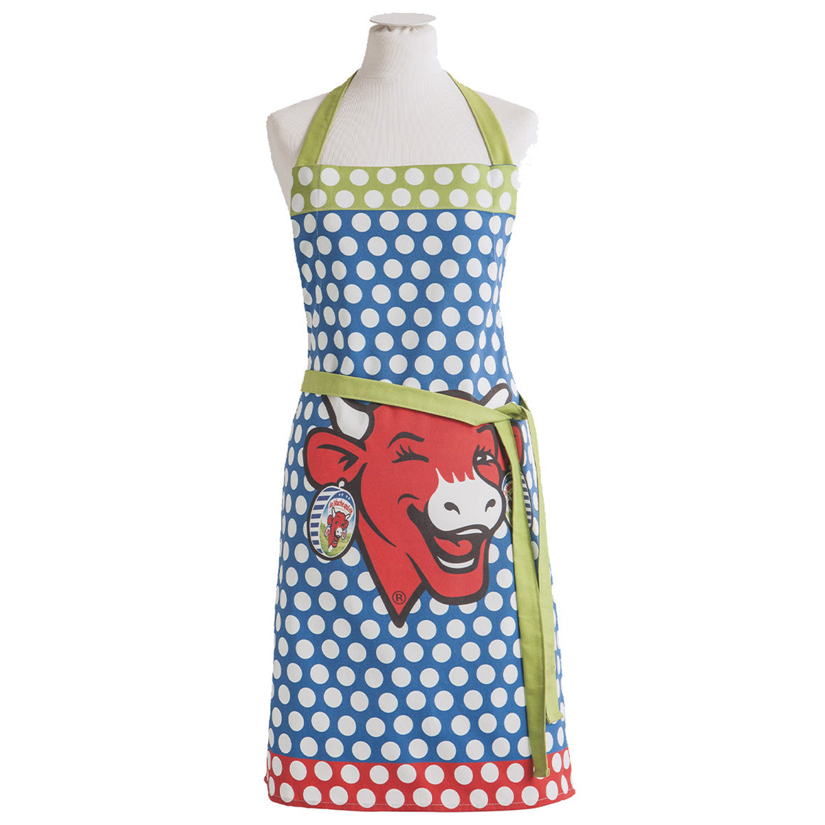Coucke La Vache qui Rit Pop Bleu Apron