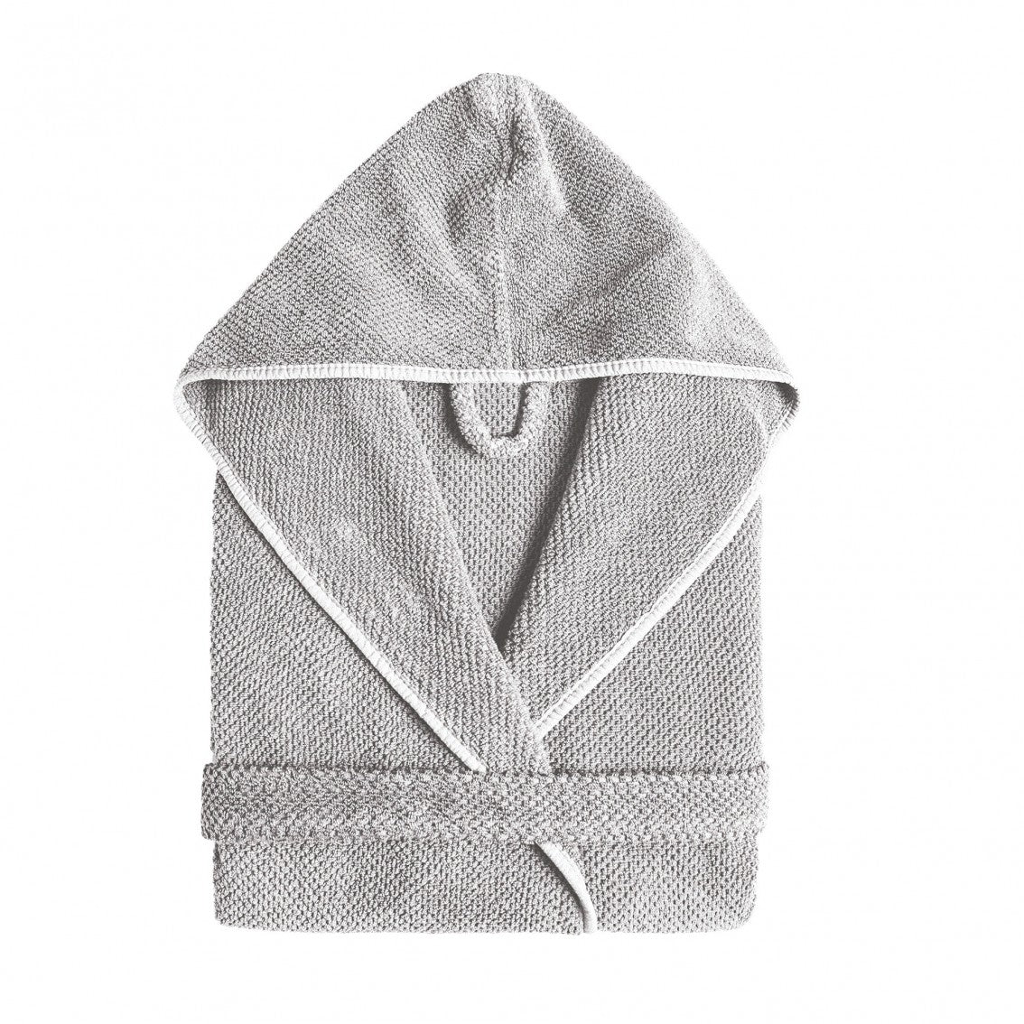 An image of Graccioza Bee Waffle Hooded Bathrobe