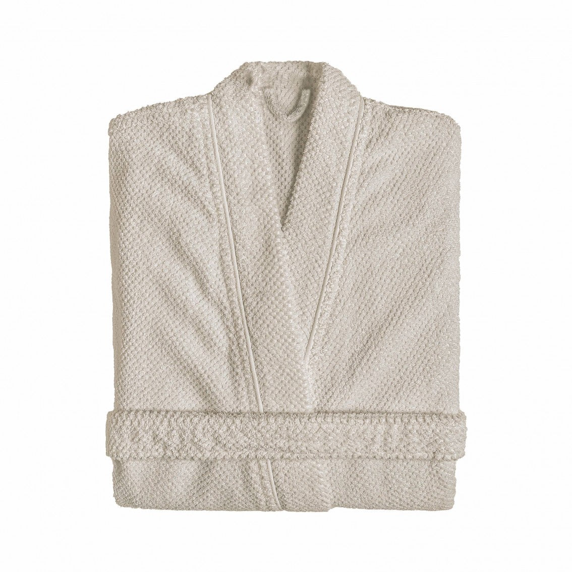 An image of Graccioza Bee Waffle Kimono Bathrobe