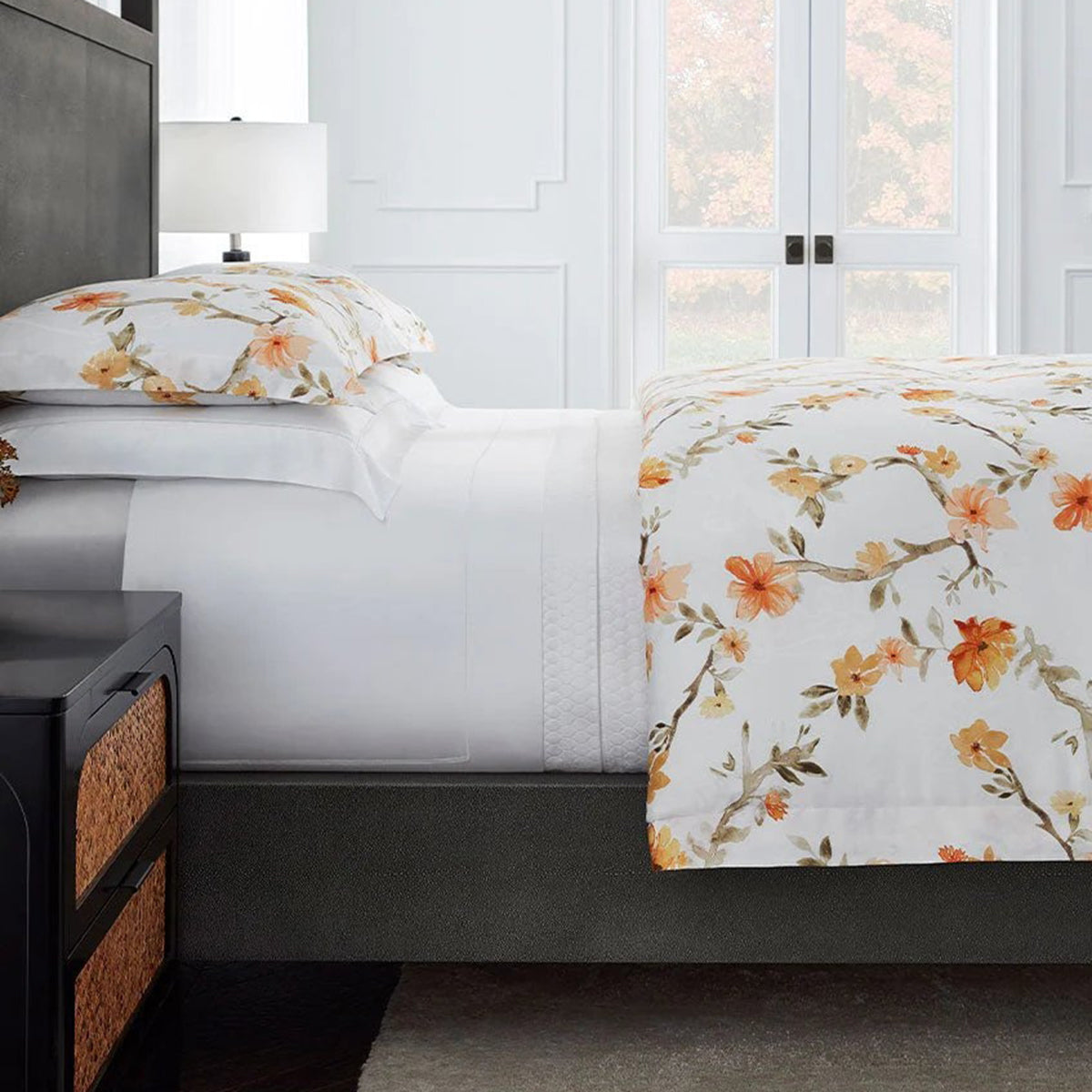 An image of Sferra Biana Duvet Cover
