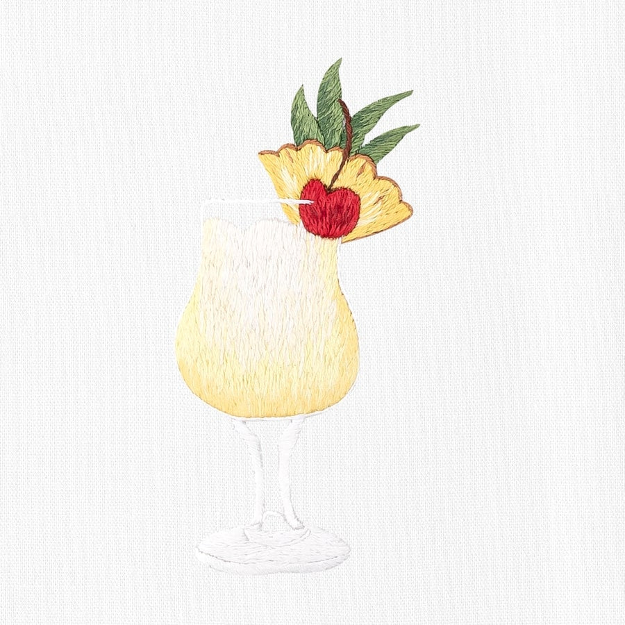 An image of Henry Handwork Summer Drinks Mixed Cocktail Napkin - Set of 4