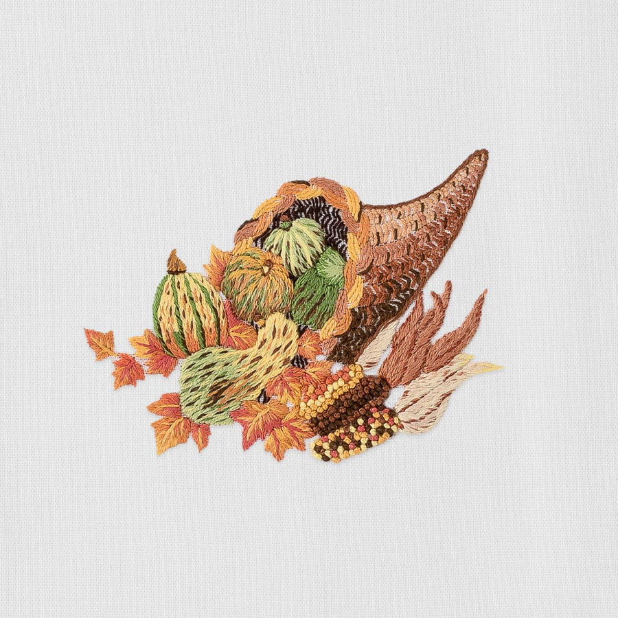 An image of Henry Handwork Cornucopia Dinner Napkin