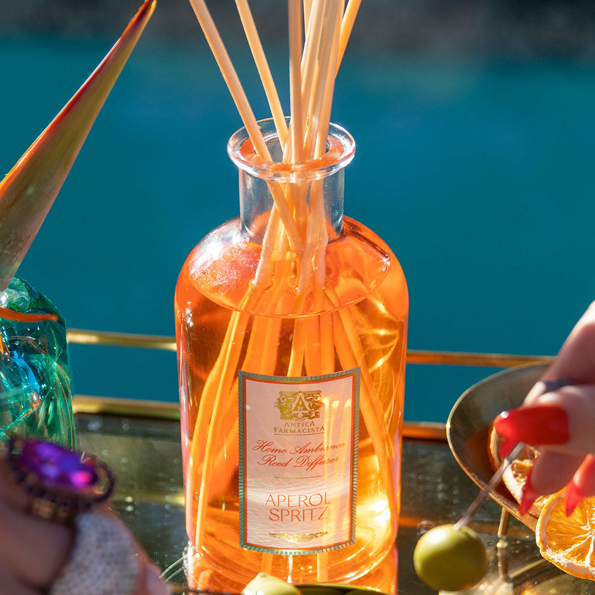 An image of Antica Farmacista Aperol Spritz HA Diffuser with Reeds 16.9 fl oz
