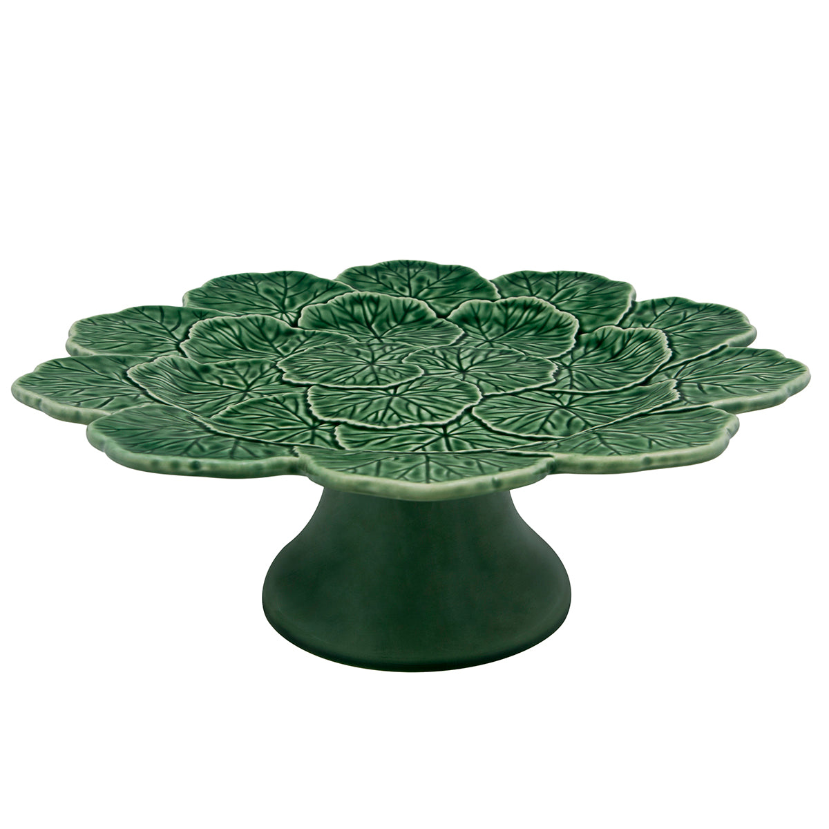 Bordallo Pinheiro Geranium Cake Stand