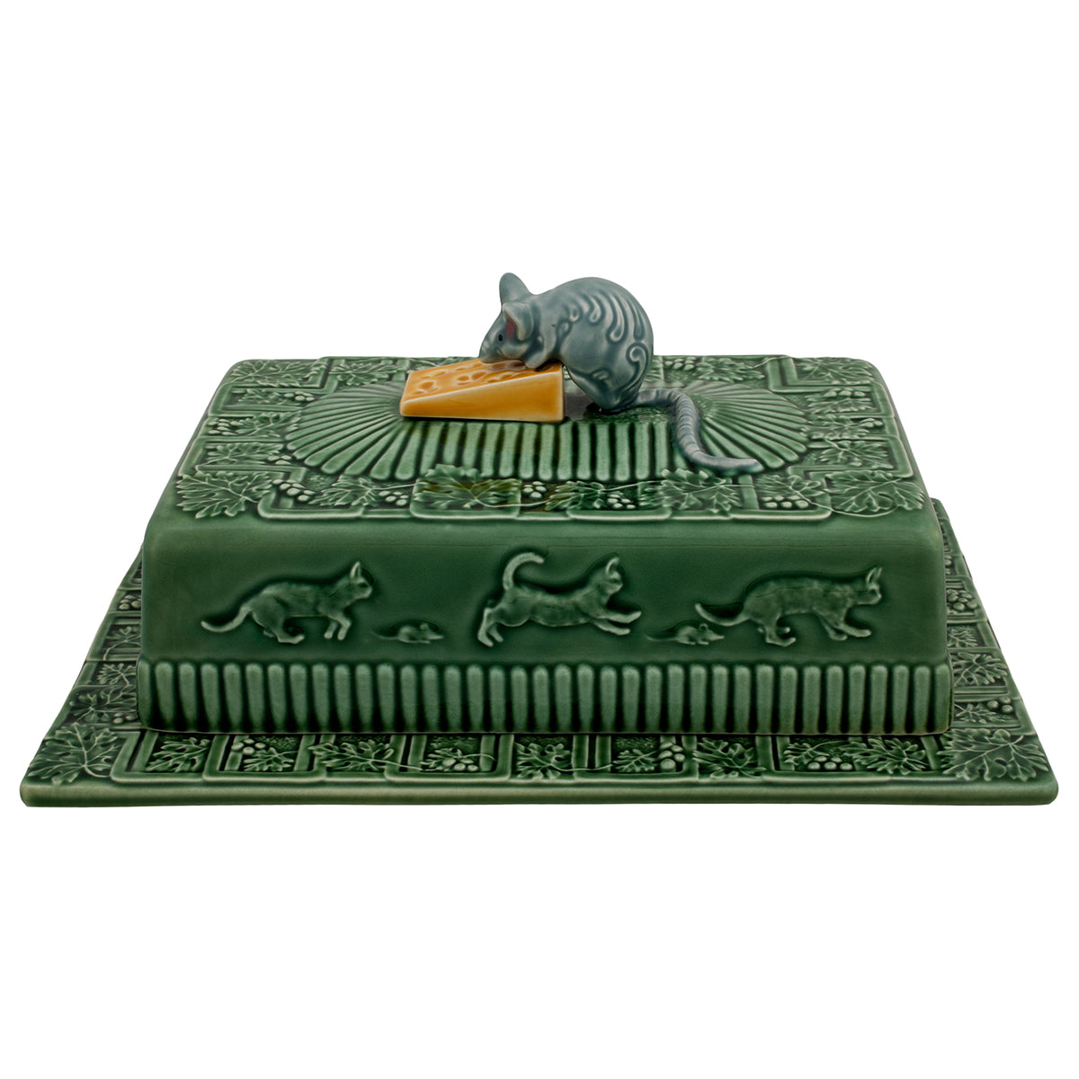 Bordallo Pinheiro Cheese Tray with Mouse