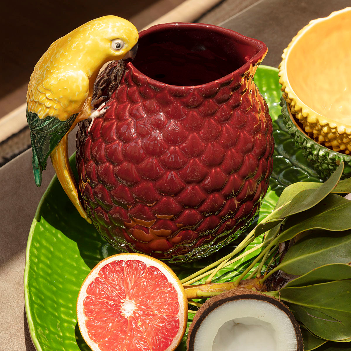 An image of Bordallo Pinheiro Amazonia Pitcher