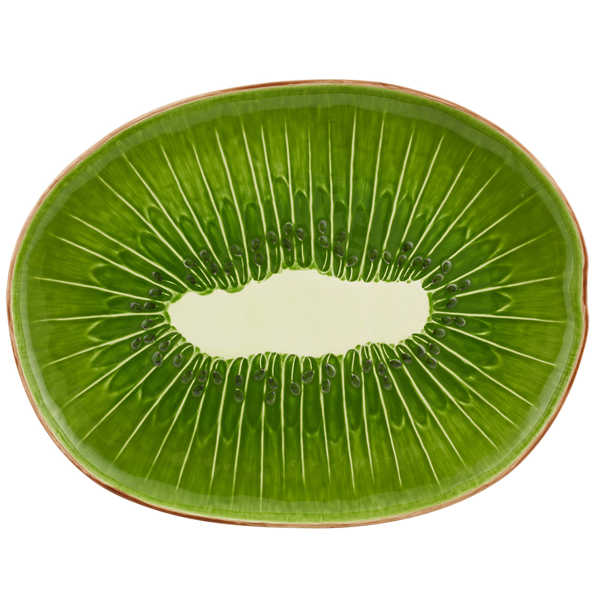 An image of Bordallo Pinheiro Tropical Fruits Kiwi Platter