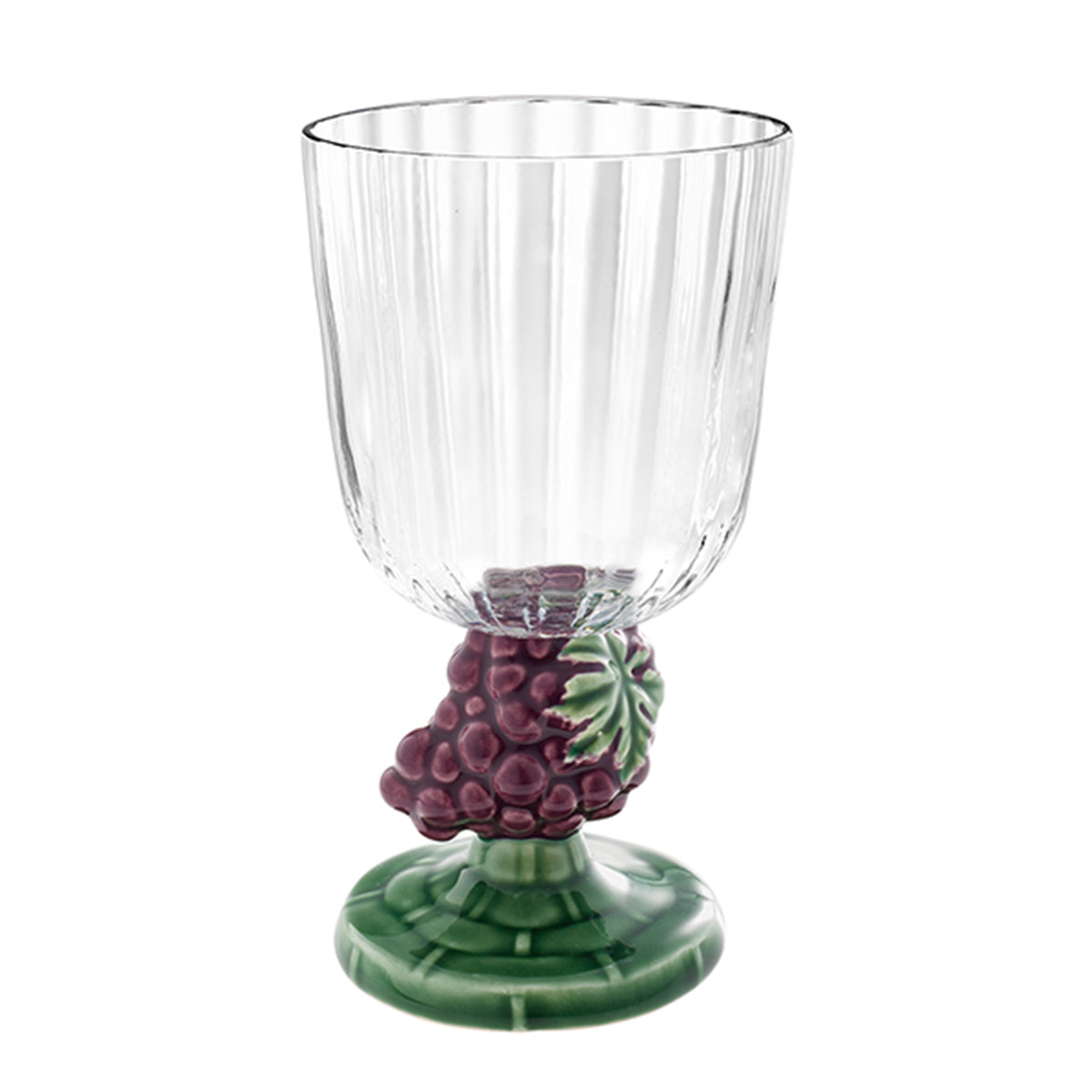 An image of Bordallo Pinheiro Carmen Goblet - Grapes