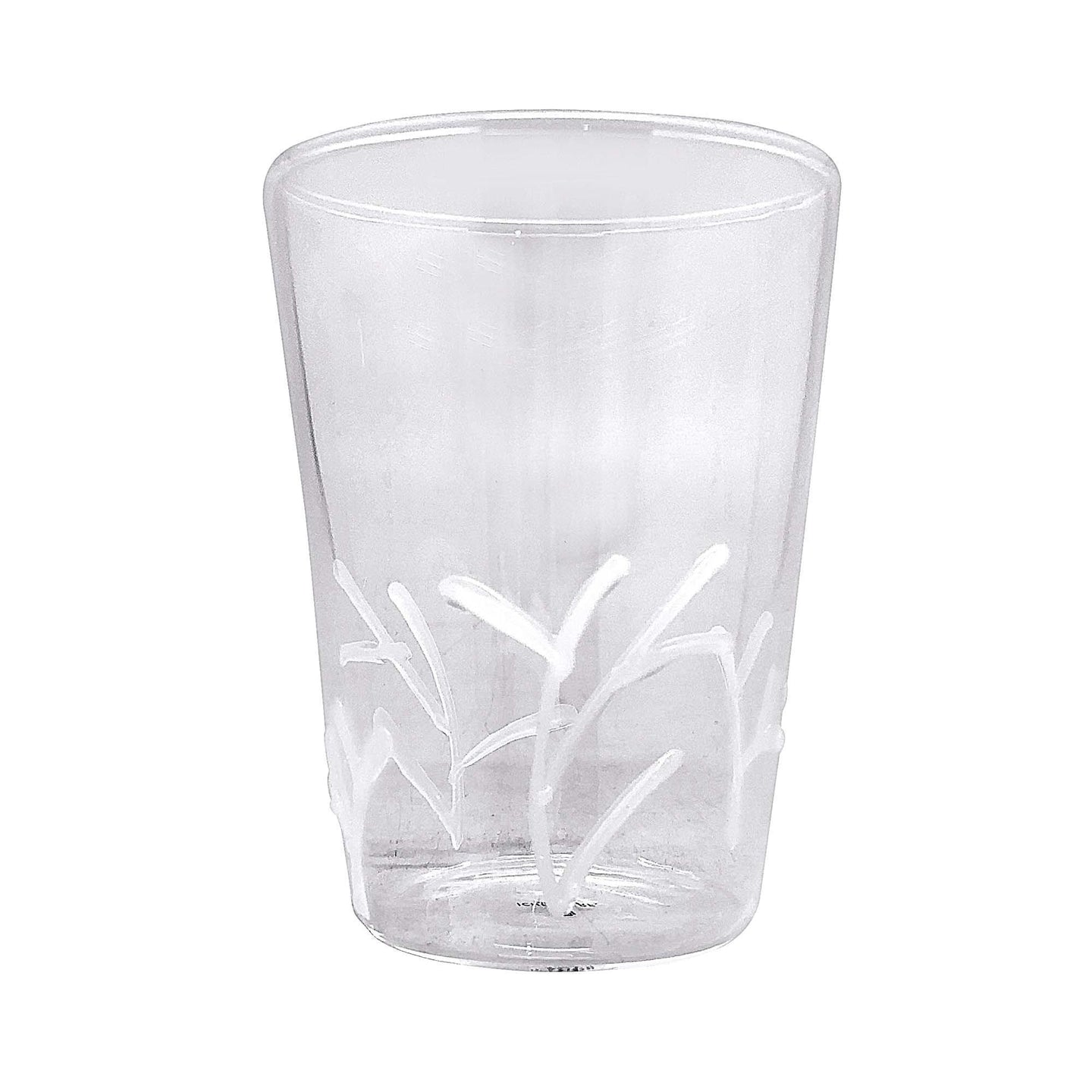 Mariposa Applique White Branches Highball