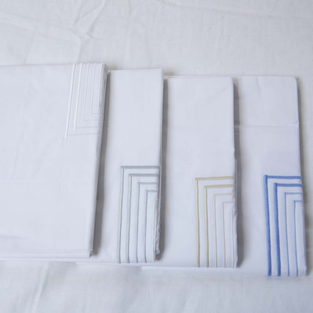 An image of Gracious Home 6-Line Embroidered Sham