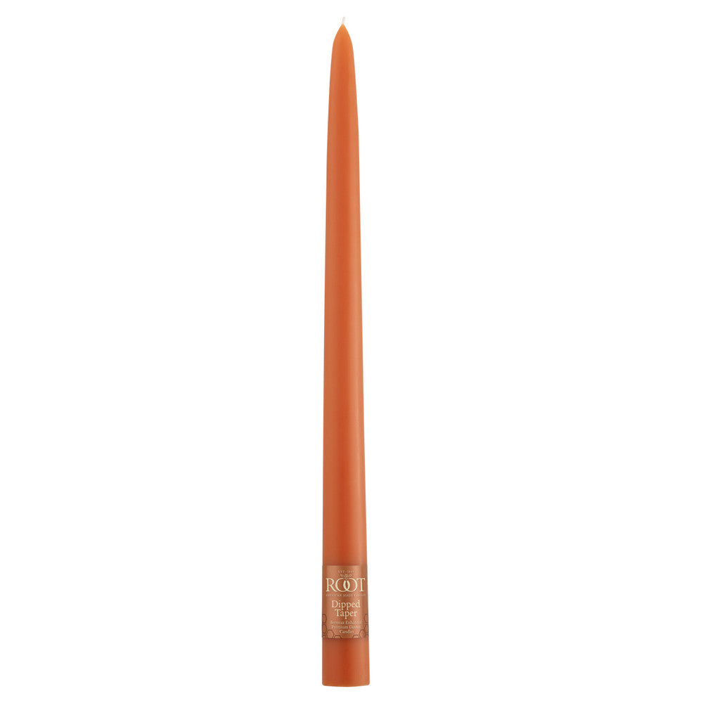 Root Candles 12" Tapers-Rust