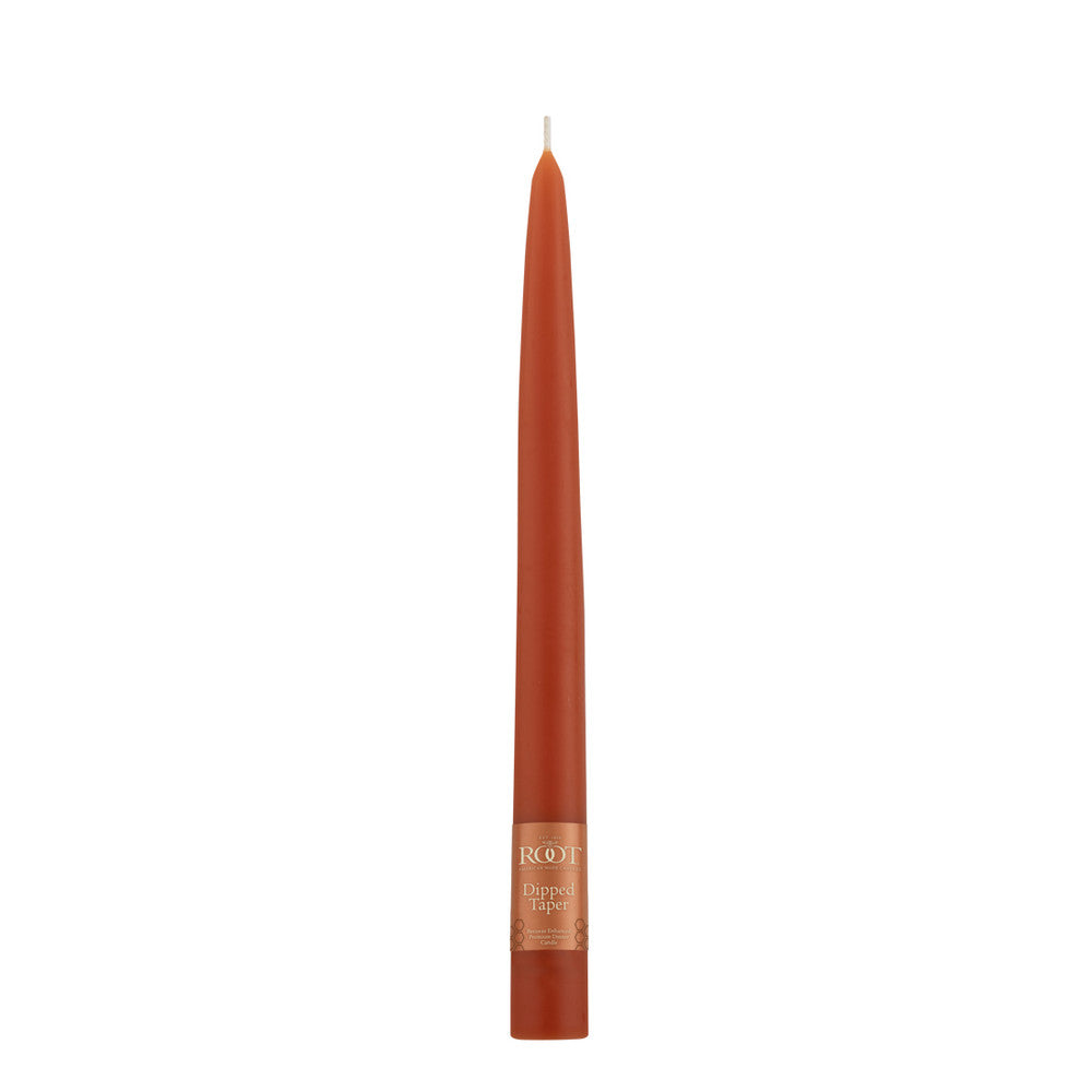 Root Candles 9" Tapers-Rust