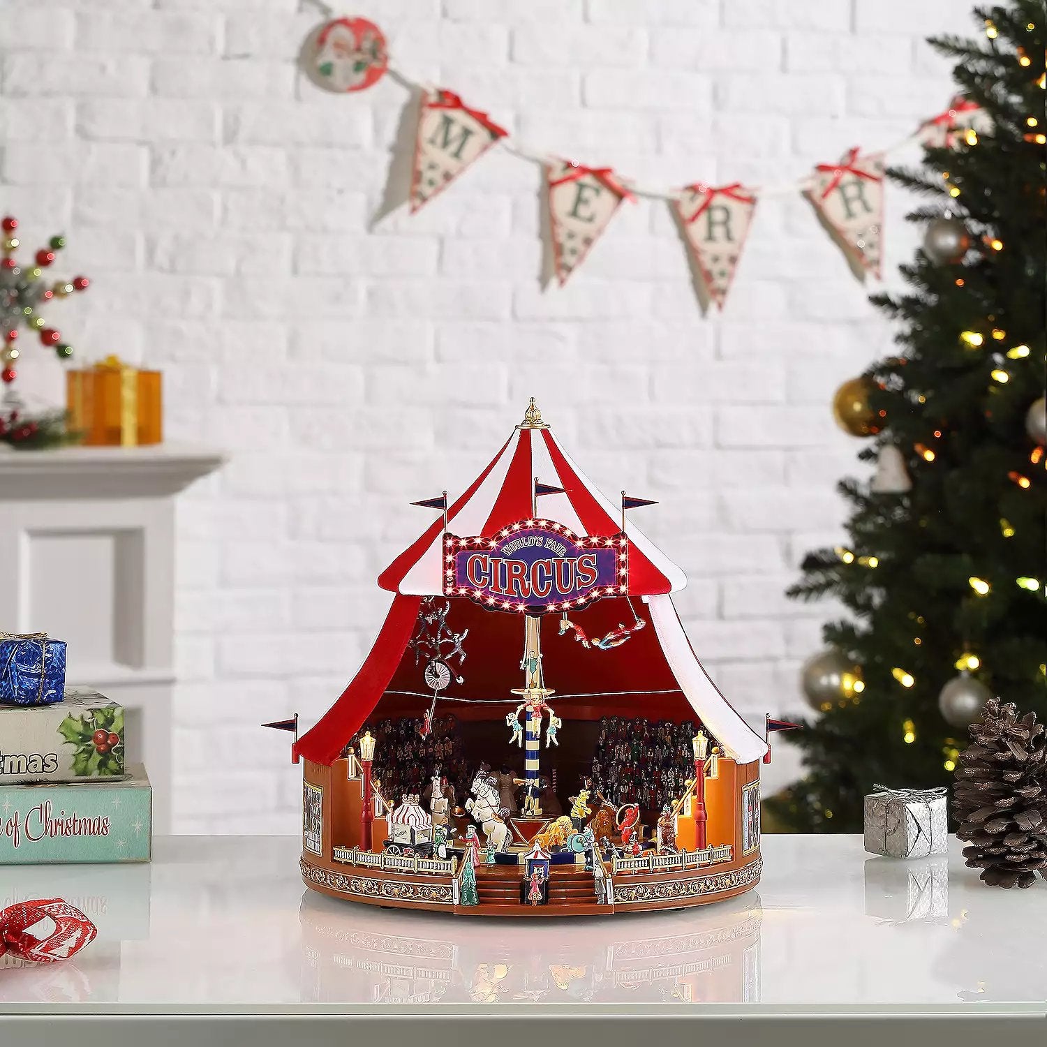An image of Mr. Christmas 90th Anniversary World's Fair Big Top