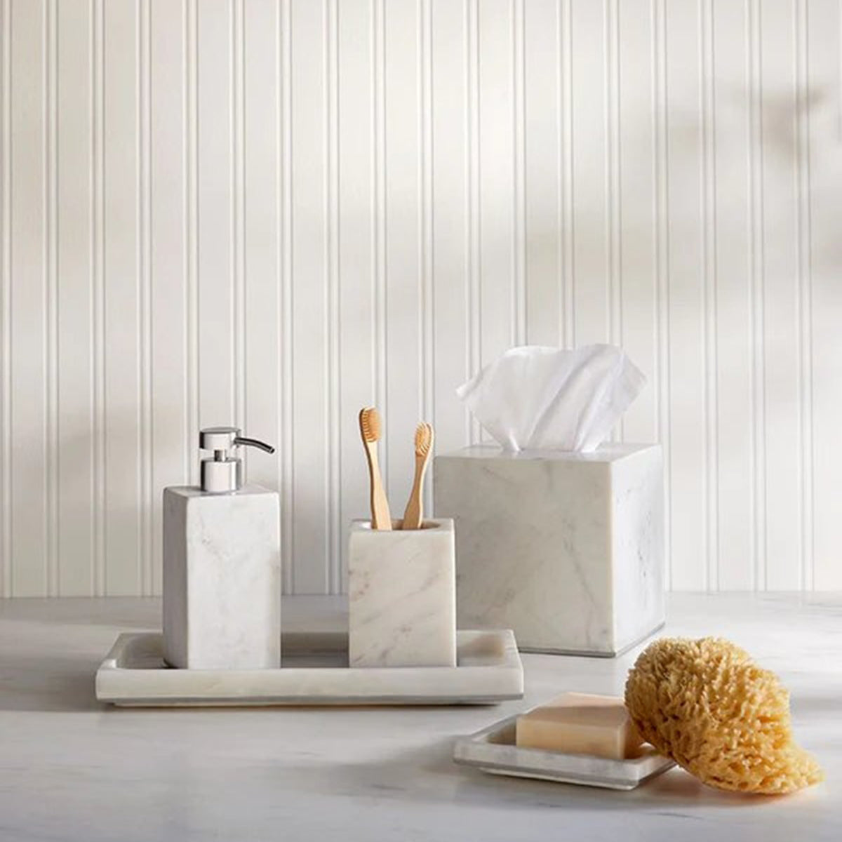 An image of Sferra Pietra Marble Soap Dispenser