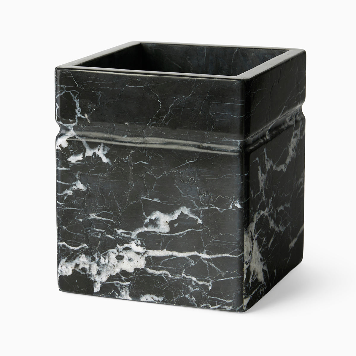 Sferra Marquina - Wastebasket - Black