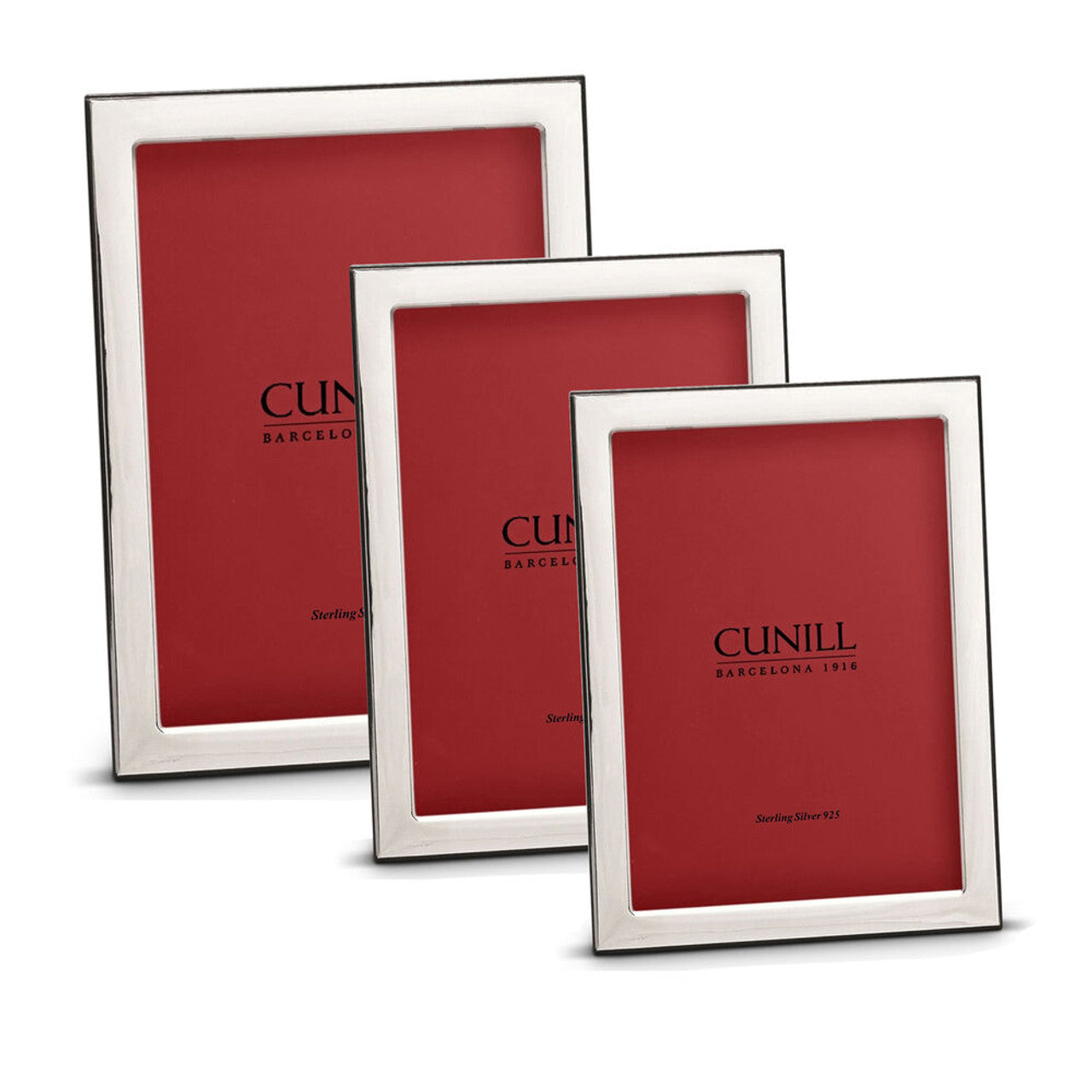 An image of Cunill Sterling Silver Oxford Picture Frame
