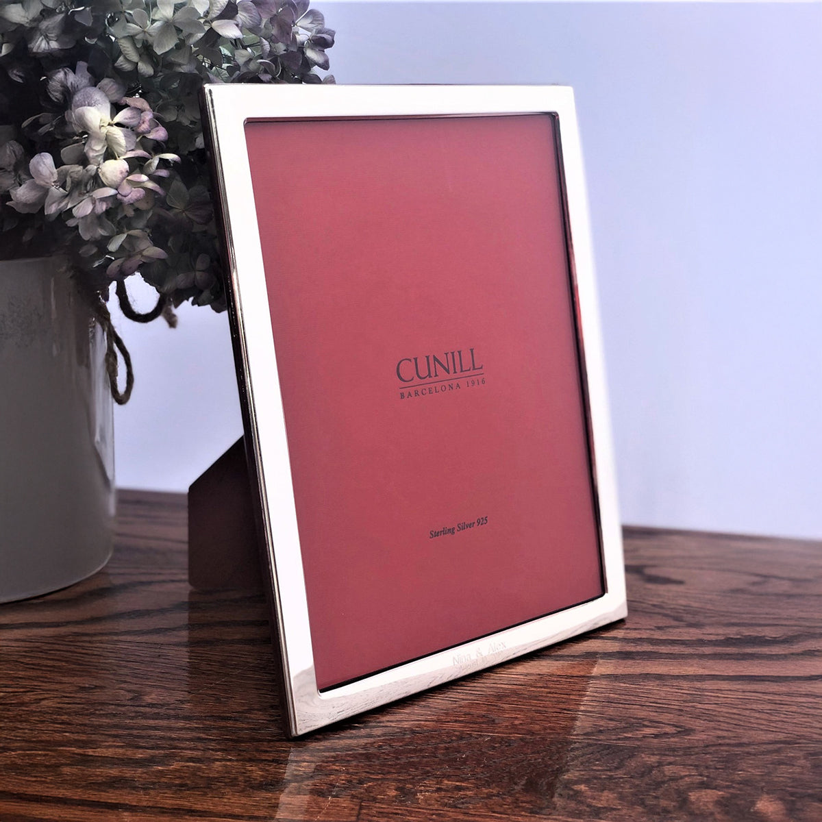 An image of Cunill Sterling Silver Oxford Picture Frame