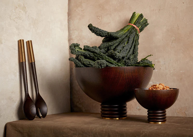 An image of L'Objet Smoked Ash Alhambra Serving Set
