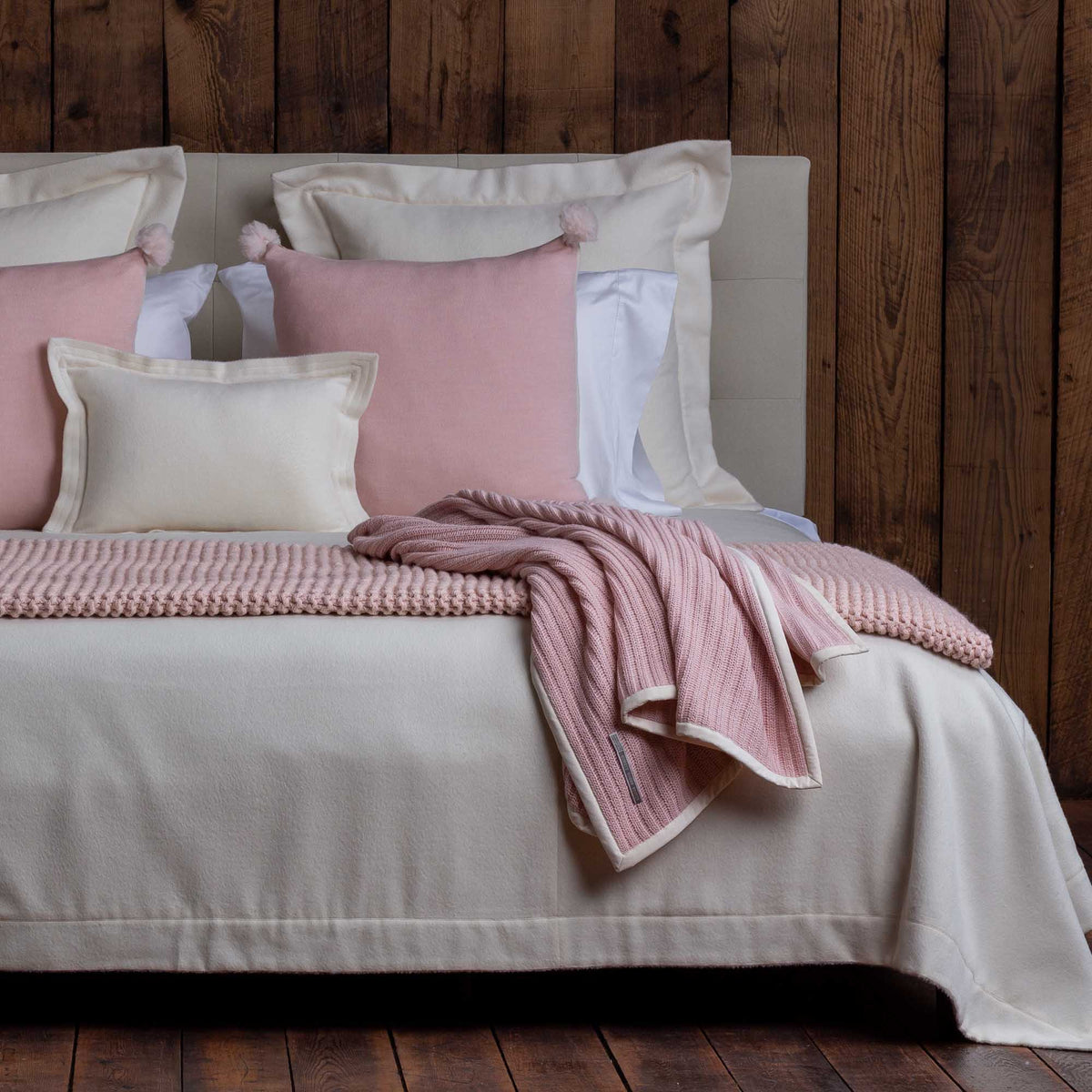 An image of Alicia Adams Rib 100% Alpaca Throw
