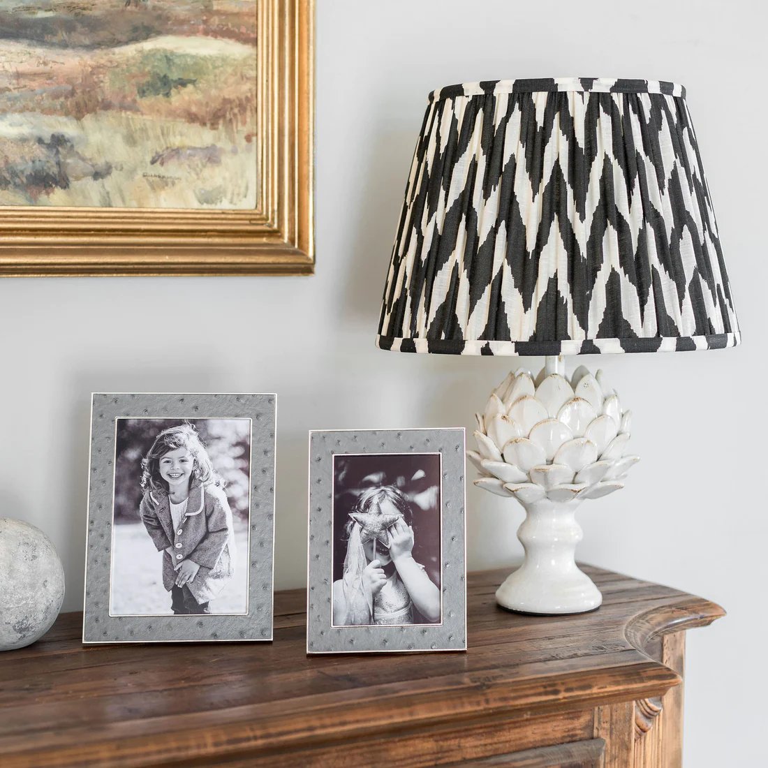 An image of Addison Ross Faux Ostrich Frame