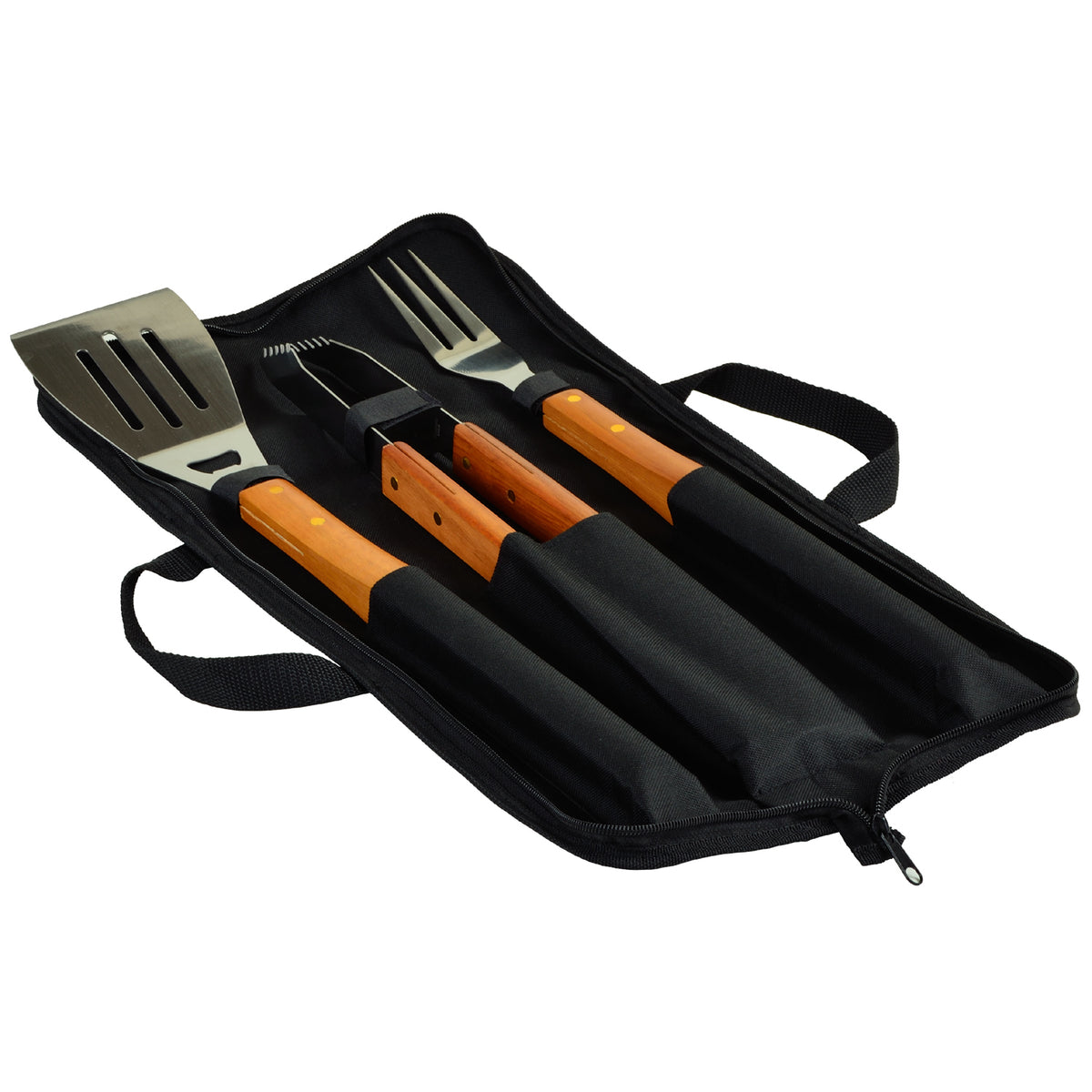 Picnic at Ascot 3-Piece Wooden Barbecue Set