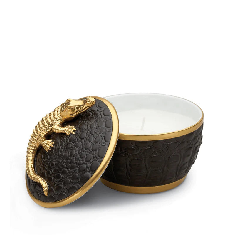 An image of L'Objet Crocodile Gold Luminesence Candle 8 oz