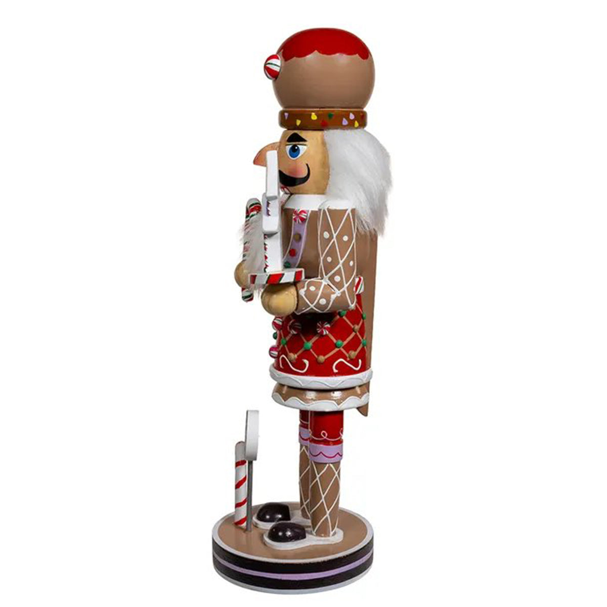 An image of Kurt Adler 12" Gingerbread Nutcracker