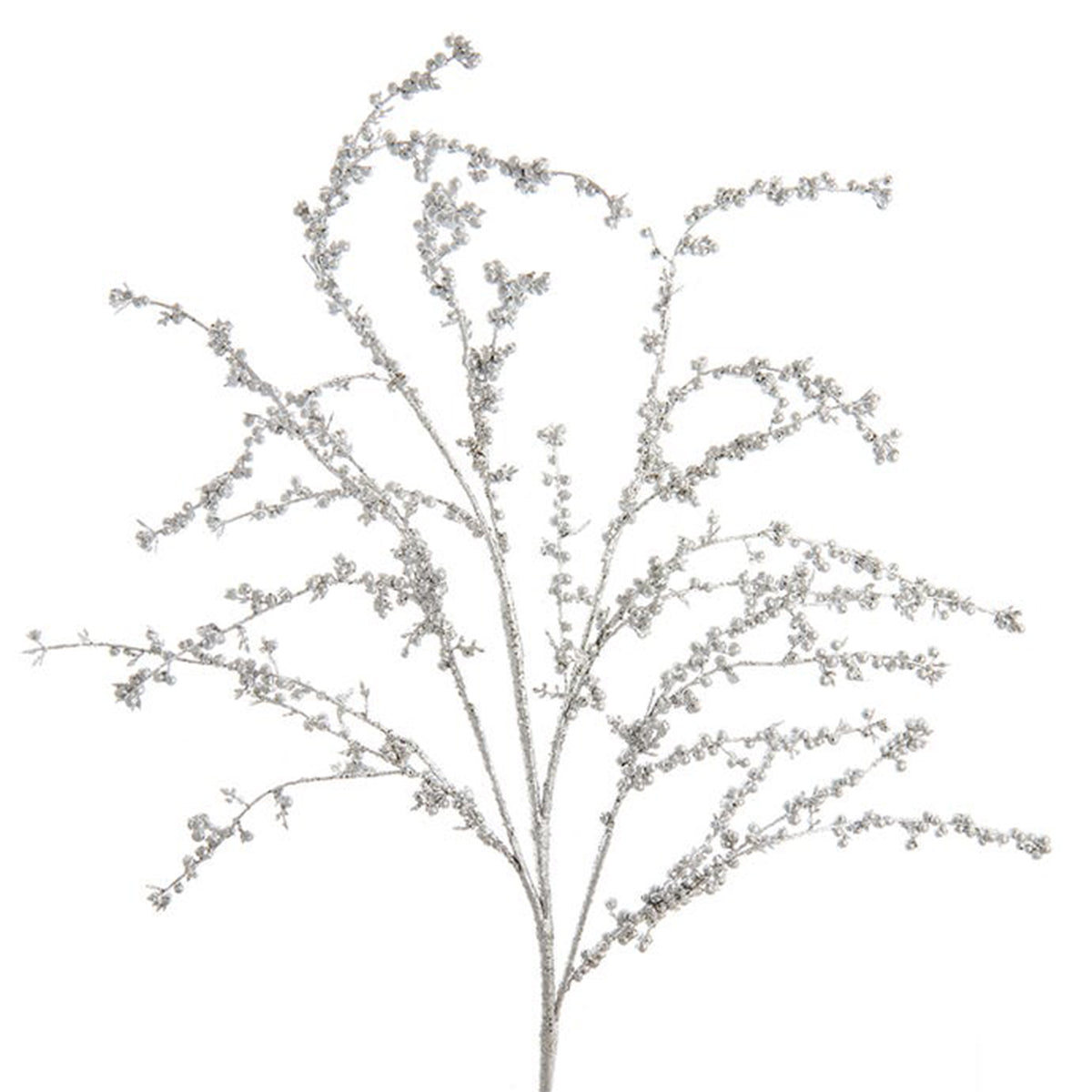 Kurt Adler Platinum Mini Berry Spray