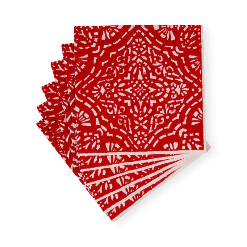 An image of Caspari Annika Cocktail Napkins