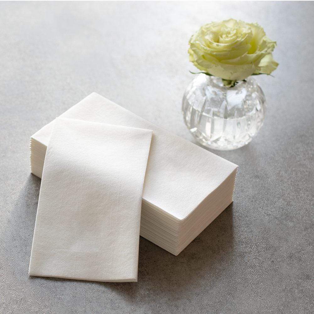 An image of Caspari Linen Solid Guest Towels