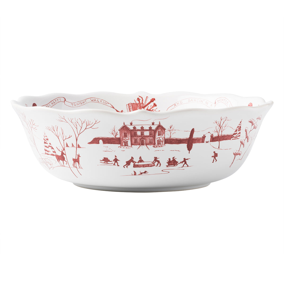 Juliska Country Estate Winter Frolic Serving Bowl