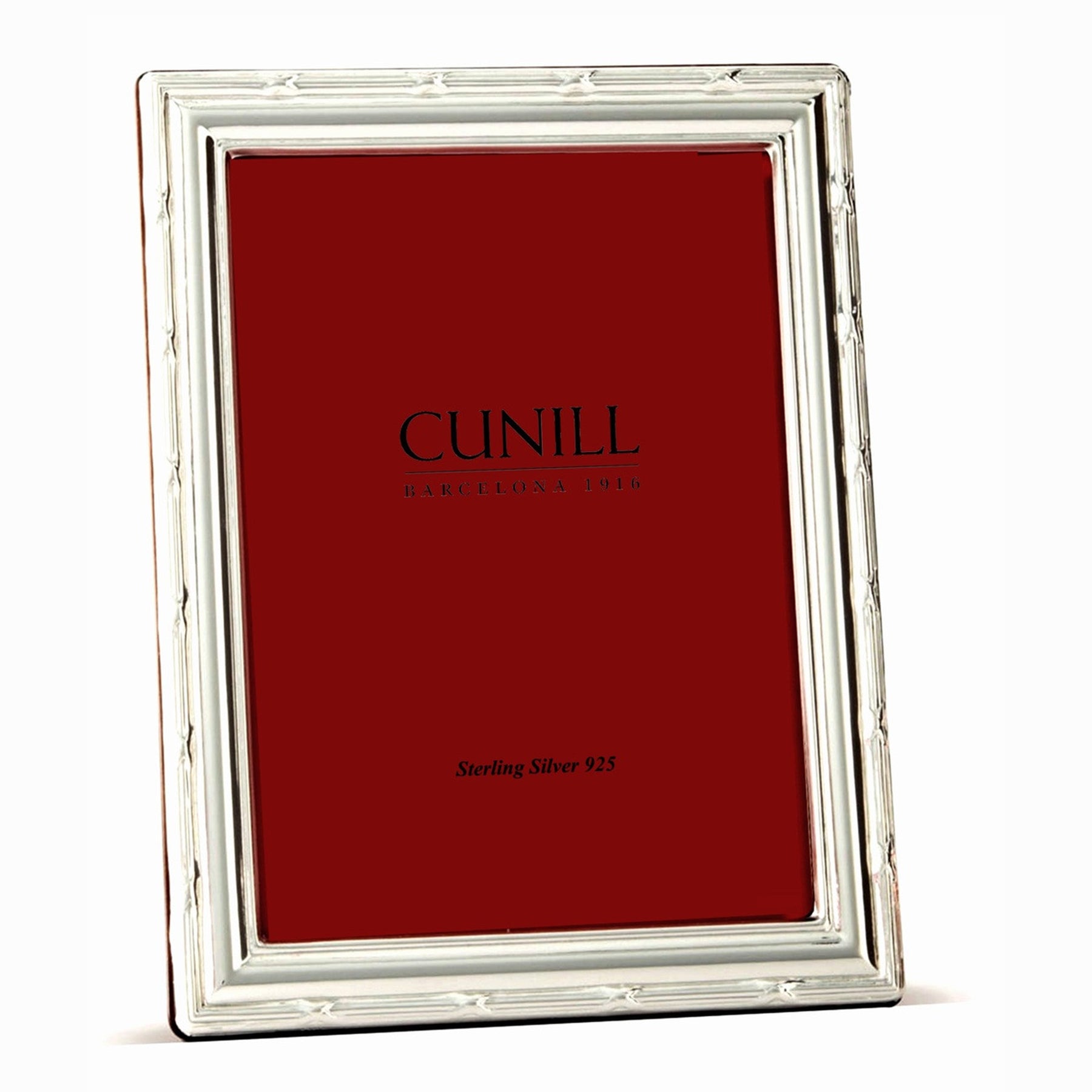 An image of Cunill Ribbon Non-Tarnish Sterling Silver Picture Frame