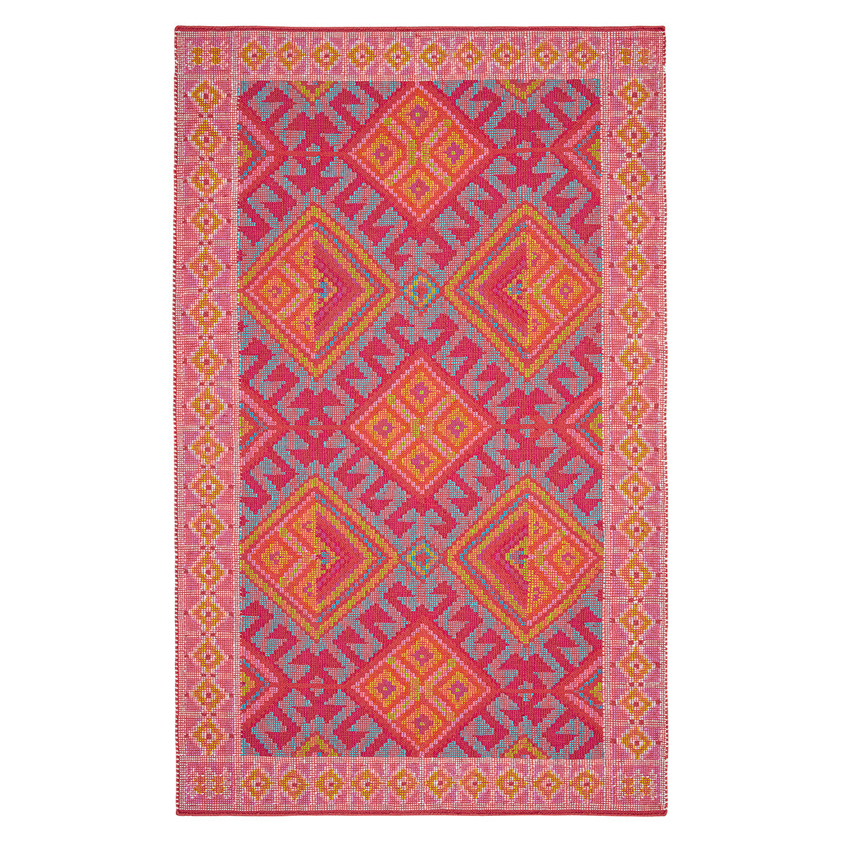 Dash & Albert Valencia Kilim Spice Handwoven Indoor/Outdoor Rug - 8' x 10'