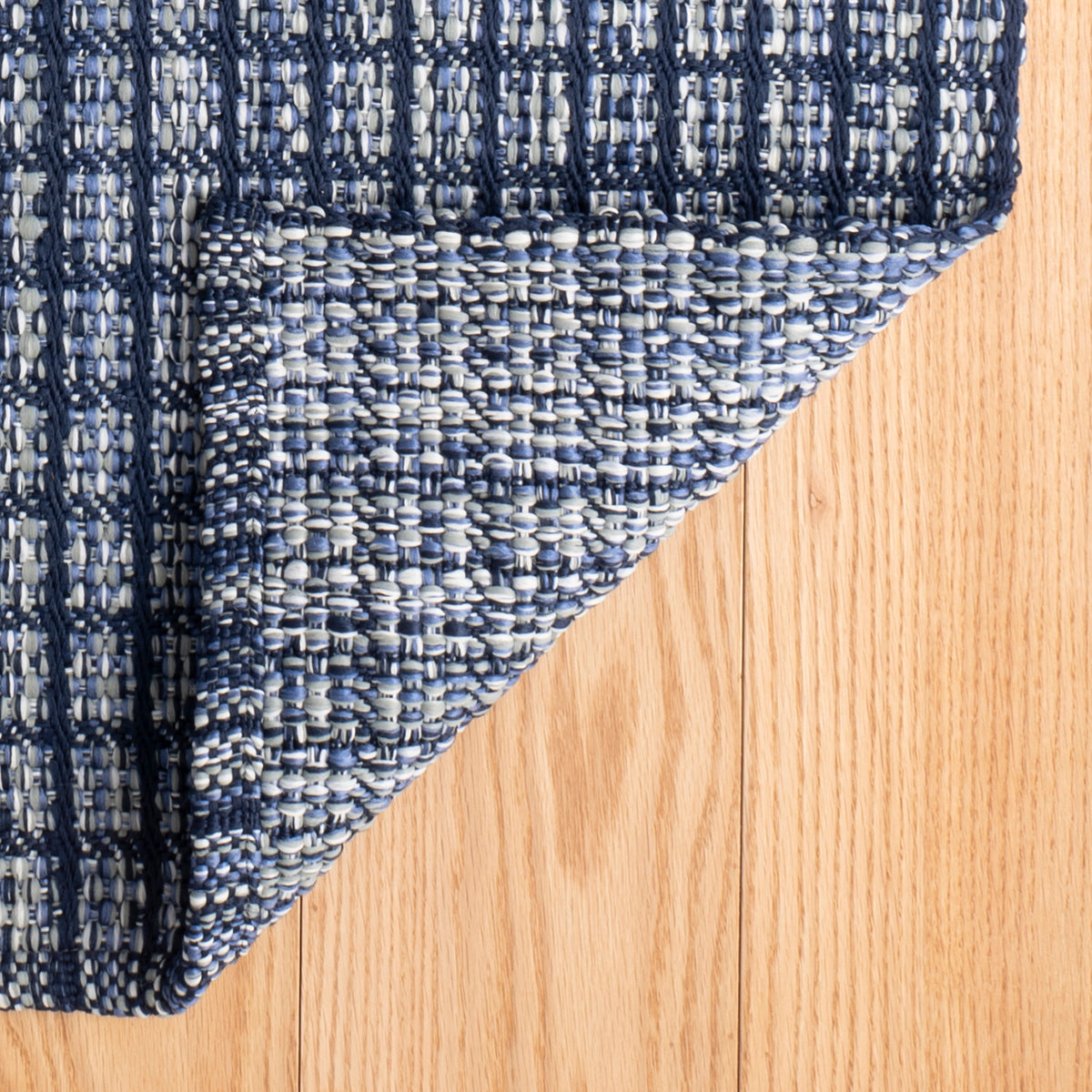 An image of Dash & Albert Coco Blue Indoor/Outdoor Rug
