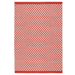 Dash and Albert Mainsail Indoor Outdoor Rug in Red