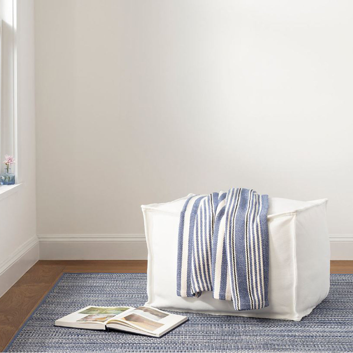 An image of Dash & Albert Rugby Stripe Throw