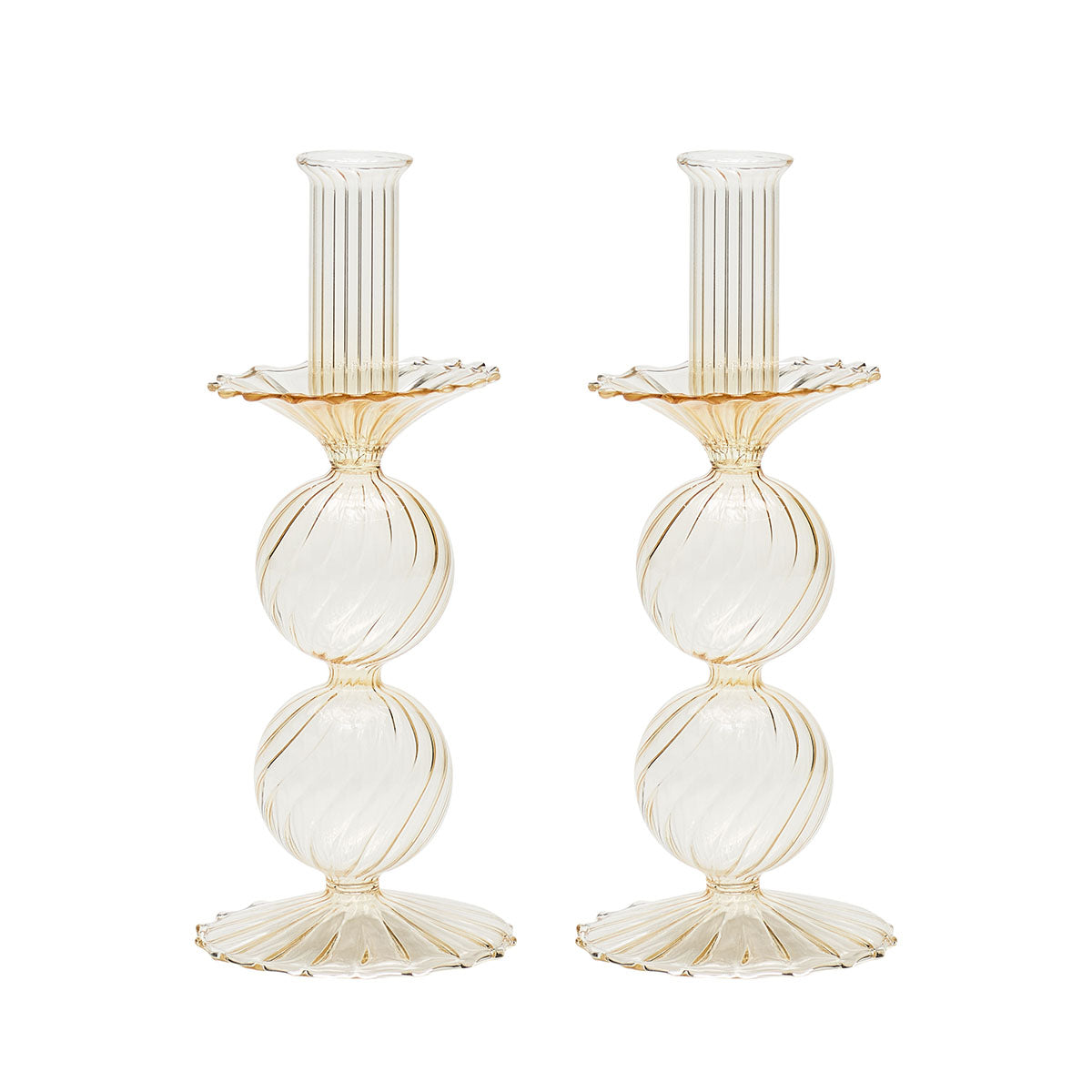 An image of Kim Seybert Bella Candlestick Set of 2
