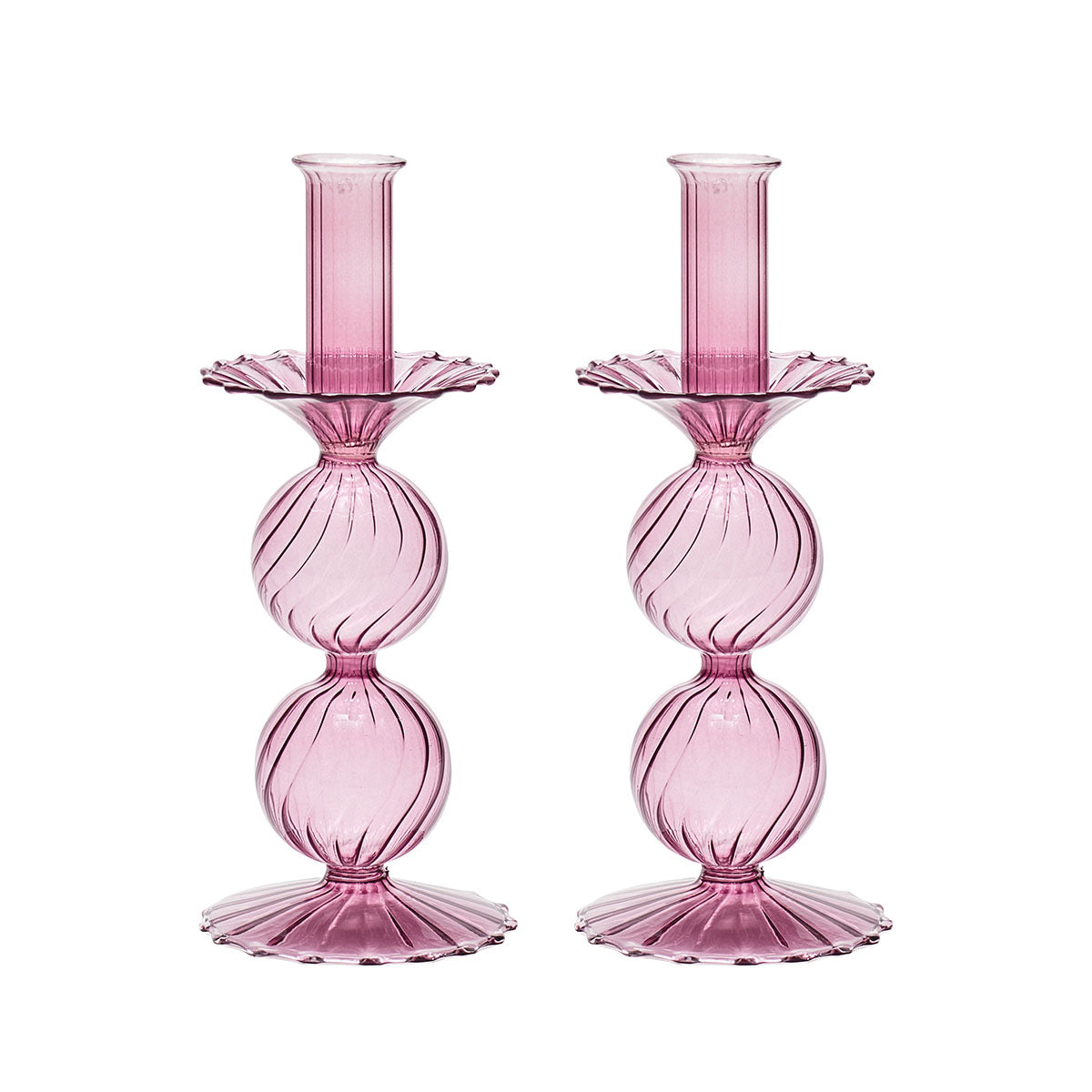 An image of Kim Seybert Bella Candlestick Set of 2