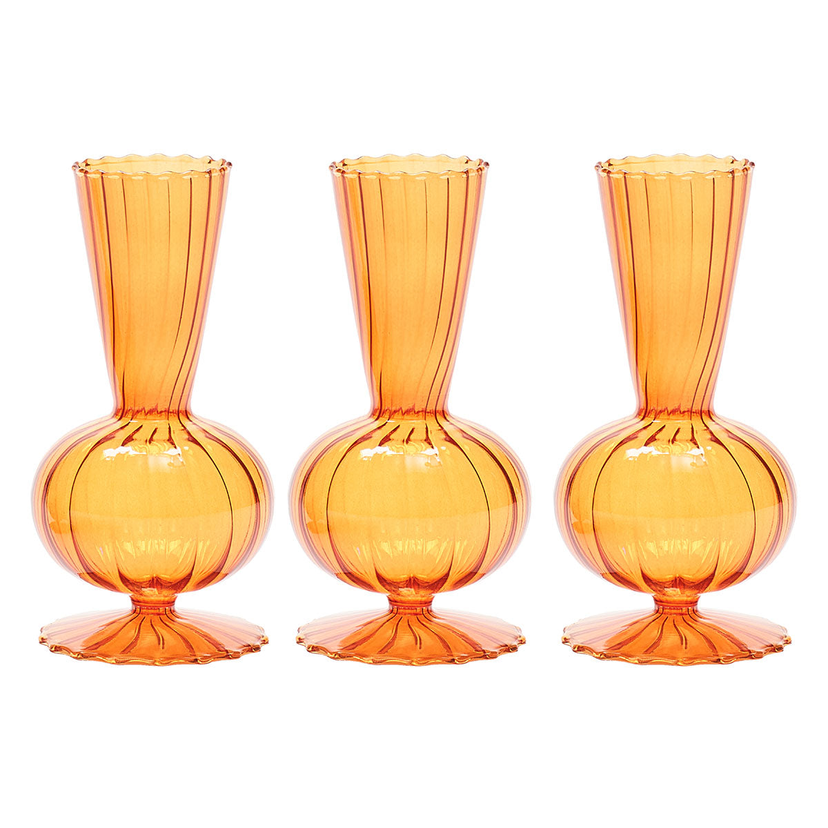 An image of Kim Seybert Tess Bud Vase Set of 3