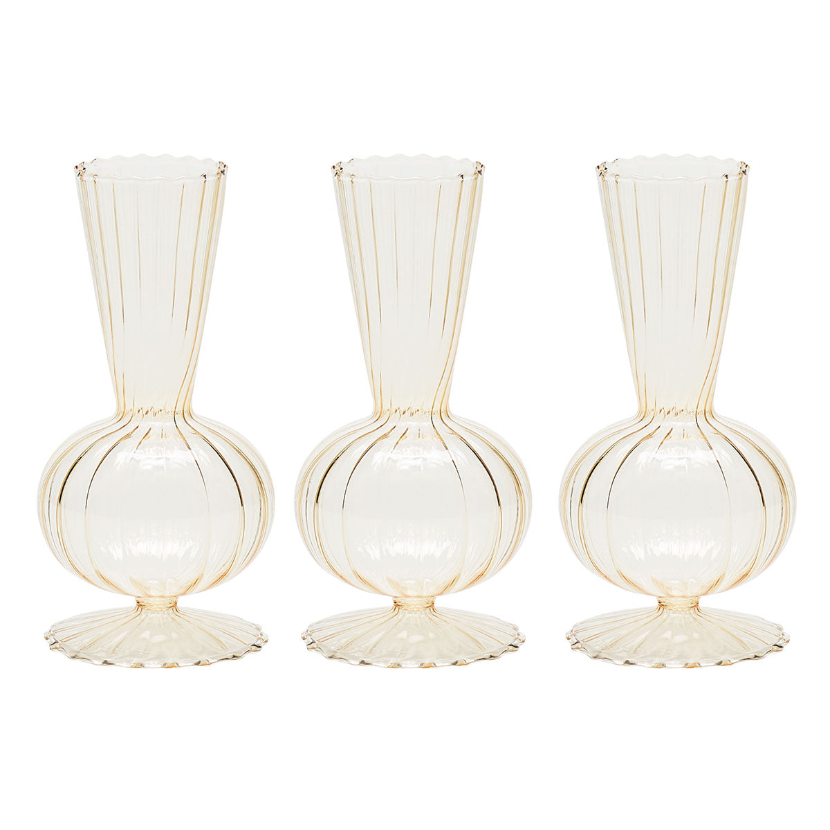 An image of Kim Seybert Tess Bud Vase Set of 3