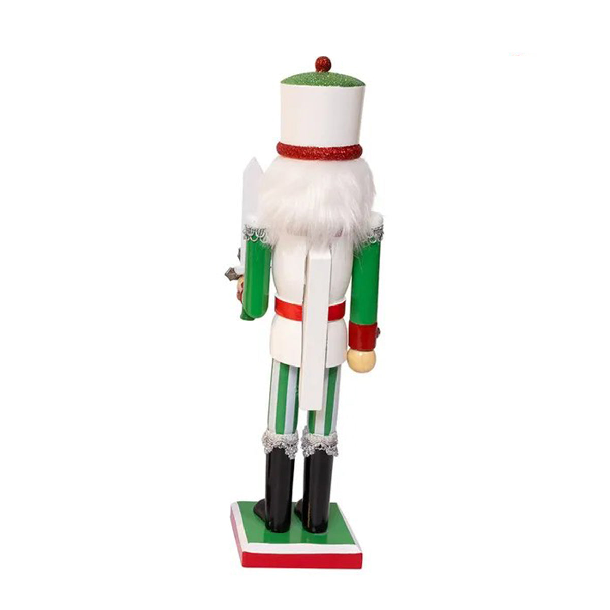 Kurt Adler 15" Jolly Red & Green Soldier Nutcracker