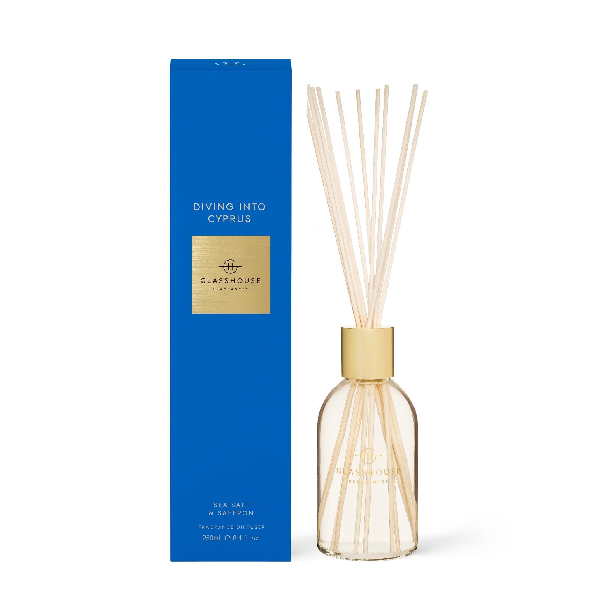 Glasshouse Diving into Cyprus Diffuser 8.4 fl oz