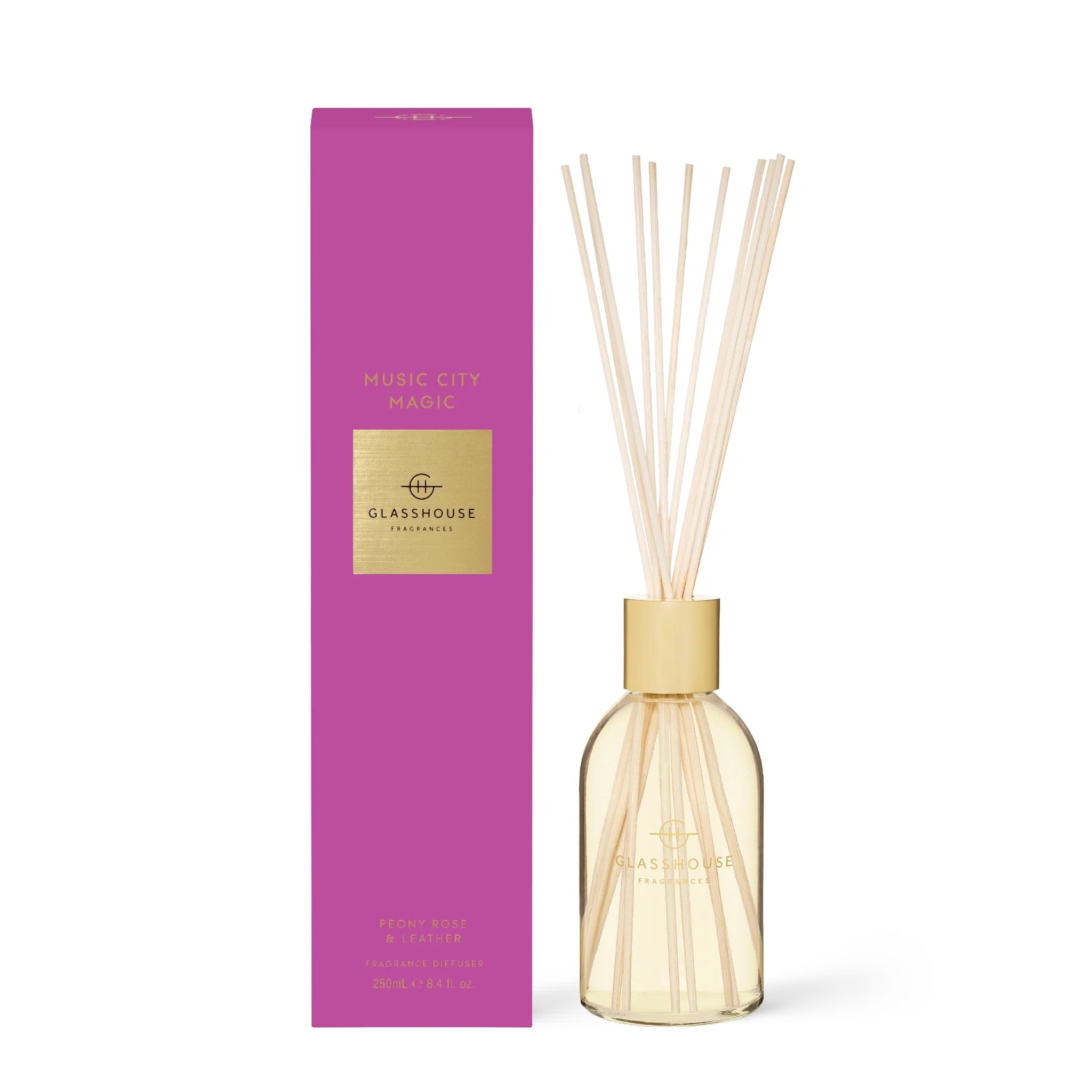 Glasshouse Music City Magic Fragrance Diffuser 8.4 fl oz