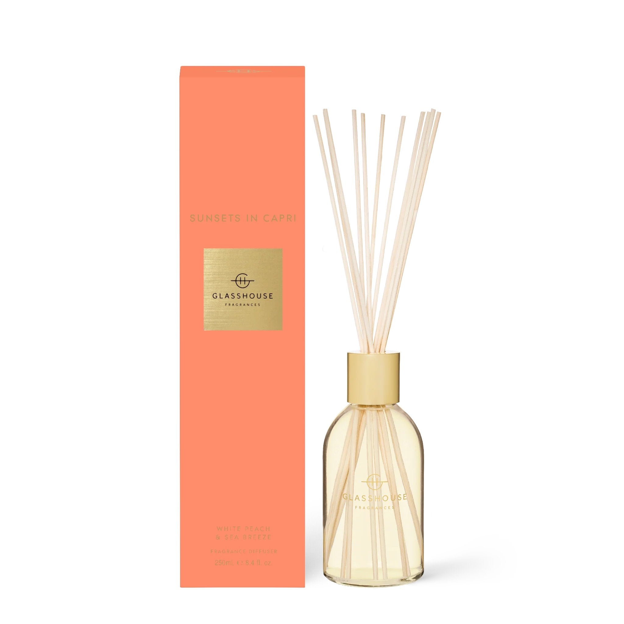 Glasshouse Sunsets in Capri Fragrance Diffuser 8.4 fl oz