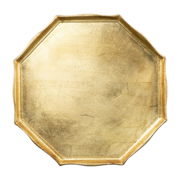 Vietri Florentine Wooden Accessories Octagonal Tray