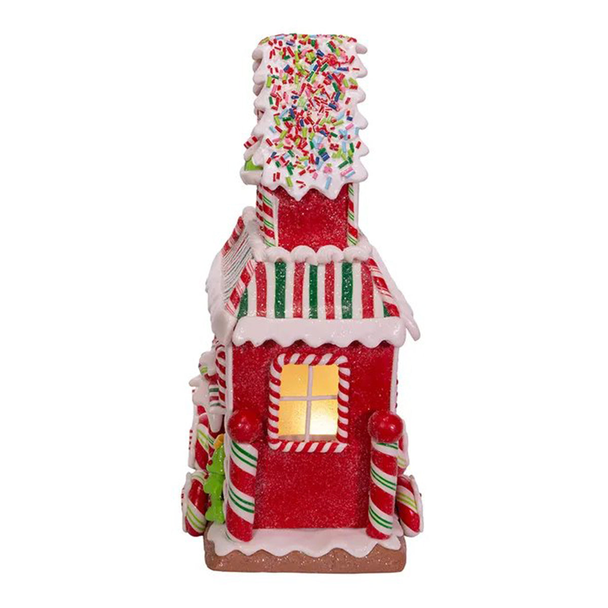An image of Kurt Adler Battery-Operated LED Gingerbread Train